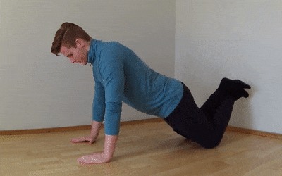 Knee Push-Up Exercise Demonstration