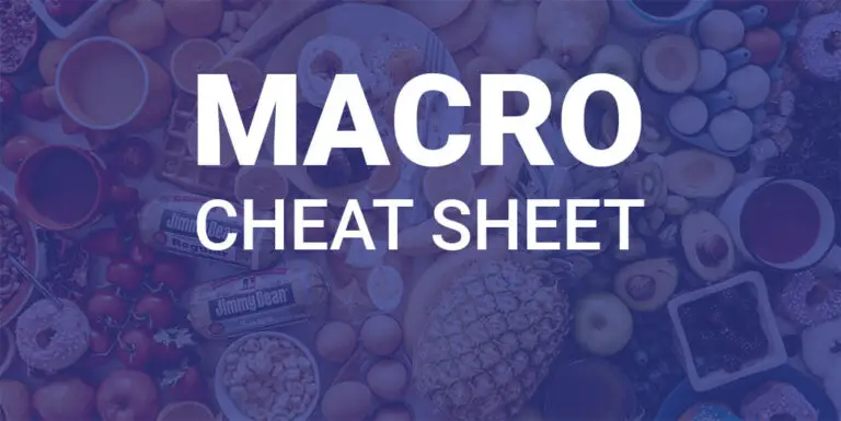 The Ultimate Macro Cheat Sheet [FREE PDF]