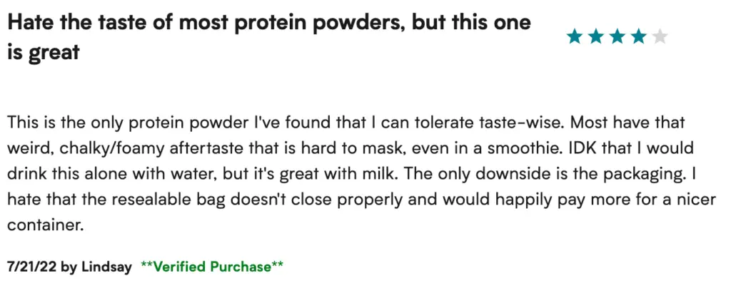 Myprotein Impact Whey Protein Customer Review