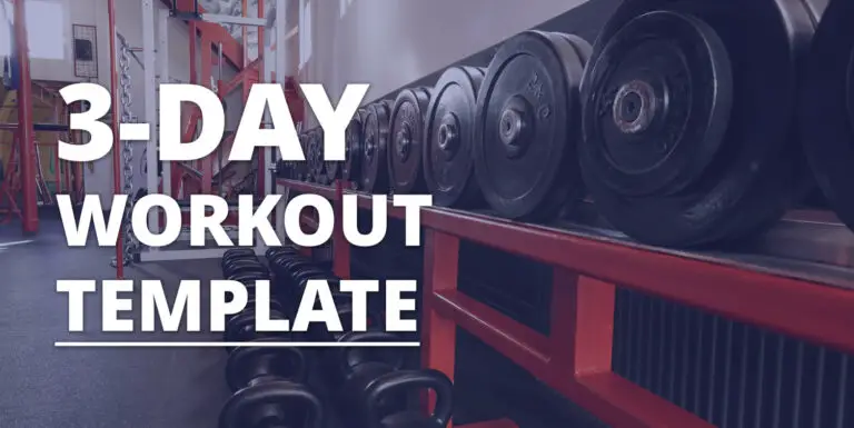 3-Day Workout Template (Complete Guide and Workout Examples)